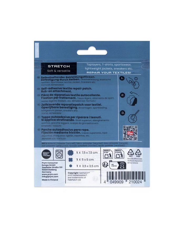 RUB-ON PATCH STRETCH BEIGE (3 PZ)