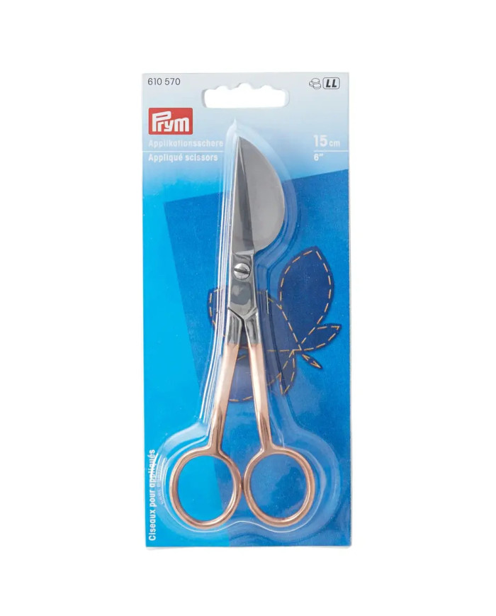 FORBICI PRYM DA RICAMO 15 CM ORO ROSA