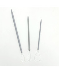 AGHI LANA CRUNA FUNE PERLON, SET 3 PEZZI