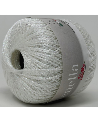 FILATO LAME SILKE CATENELLA 130 (GOM 25 G.) BCO