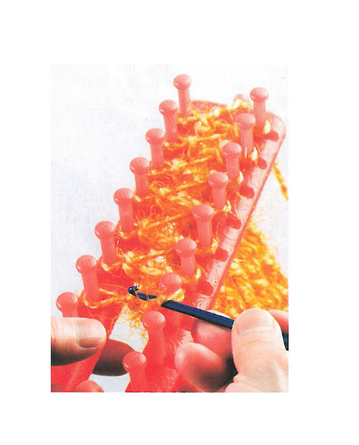 TELAIO IN PLASTICA PER LAVORI A MAGLIA RETT. 4 PZ