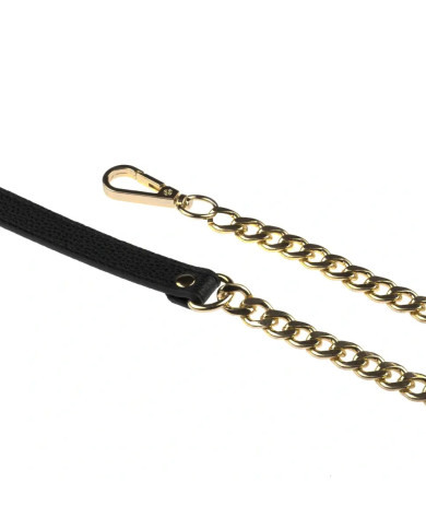 CATENA PER BORSE WHITNEY NERO ORO (CM 109.5 CM)