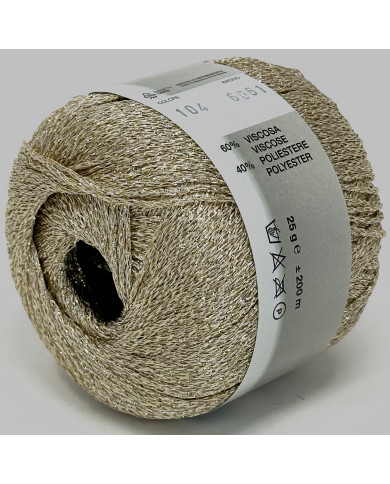 FILATO LAME SILKE CATENELLA 104 (GOM 25 G.) ORO