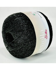 FILATO LAME SILKE CATENELLA 136 (GOM 25 G.) NERO
