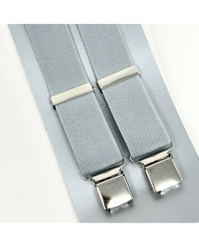 BRETELLE UOMO PARIS UNITO COL 6 GRIGIO CHIARO