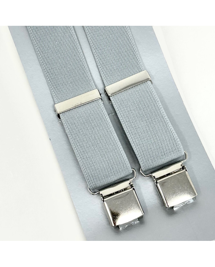 BRETELLE UOMO PARIS UNITO COL 6 GRIGIO CHIARO