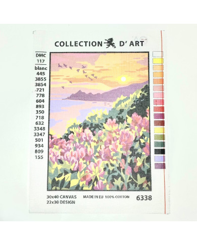 CAVAS MEZZOPUNTO CDA CM 22 X 30 PAESAGGIO