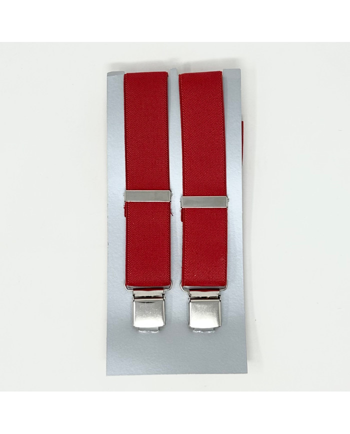 BRETELLE UOMO PARIS UNITO COL 10 ROSSO