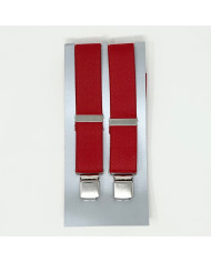 BRETELLE UOMO PARIS UNITO COL 10 ROSSO