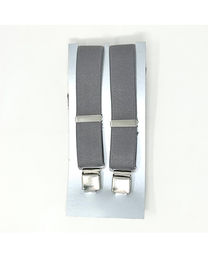 BRETELLE UOMO PARIS UNITO COL 14 GRIGIO MEDIO