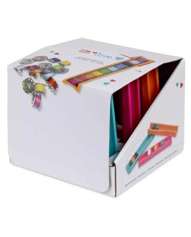 PORTA BOBINE PLASTICA COLORI ASSORTITI, 12 PZ