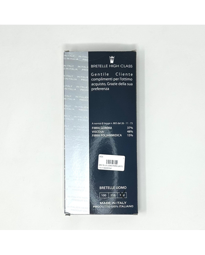 BRETELLE UOMO PARIS UNITO COL 5 MARRONE