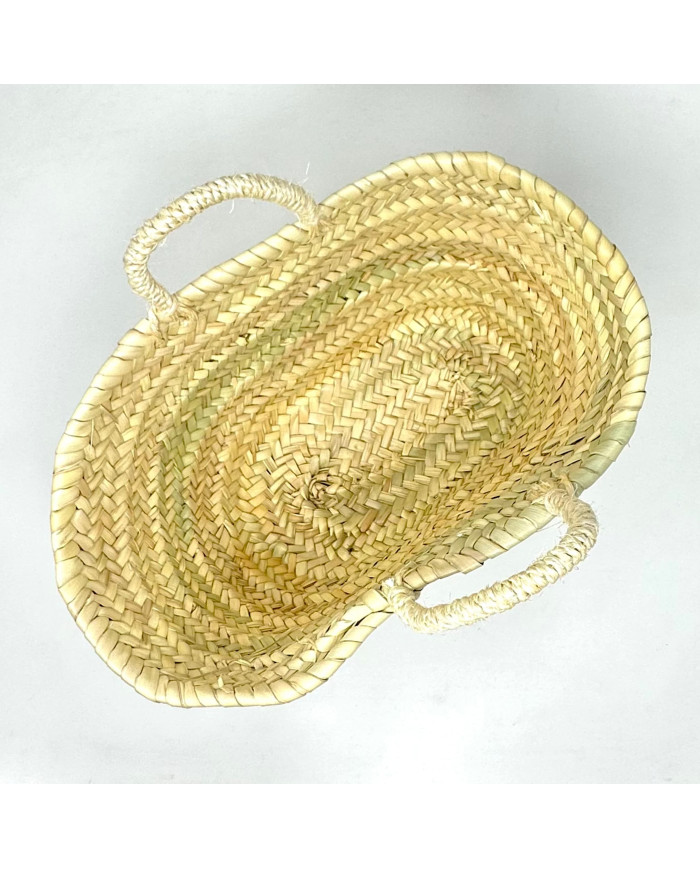 BORSA COFFA PAGLIA NATURALE MIS. CM 46 X 26 X 25