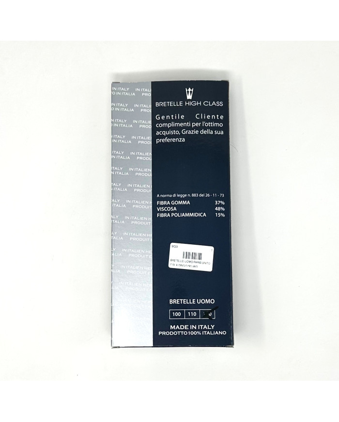 BRETELLE UOMO PARIS UNITO COL 9 GRIGIO SCURO