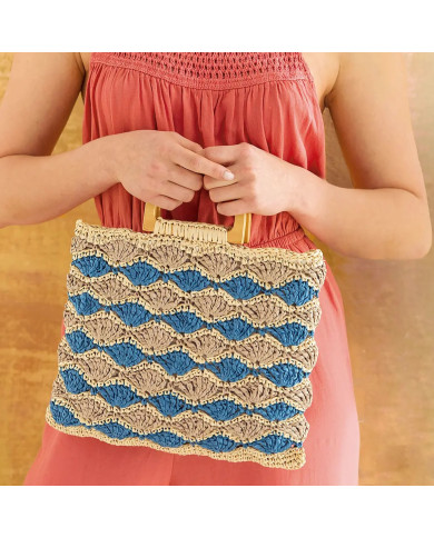 RIVISTA RAFIA DMC CAPPELLI E BORSE 12 MODELLI