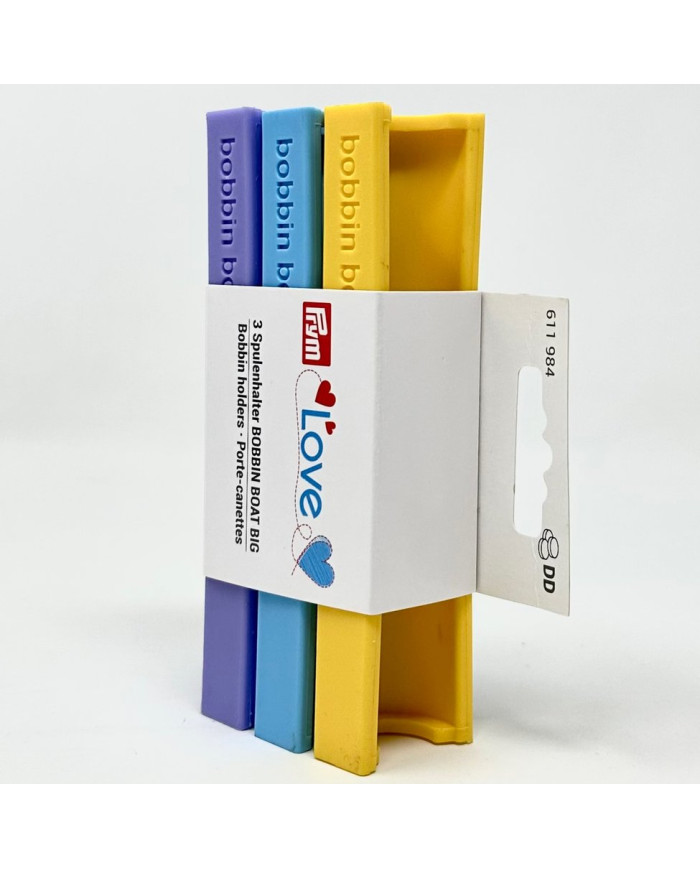 PORTA BOBINE PLASTICA COLORI ASSORTITI, SET 3 PZ