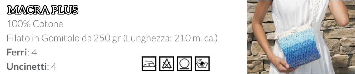 Cordino Macra Plus Centro Filati Gomitolo da 250 g 100% cotone riciclato effetto degradè | nemolamerceria.com