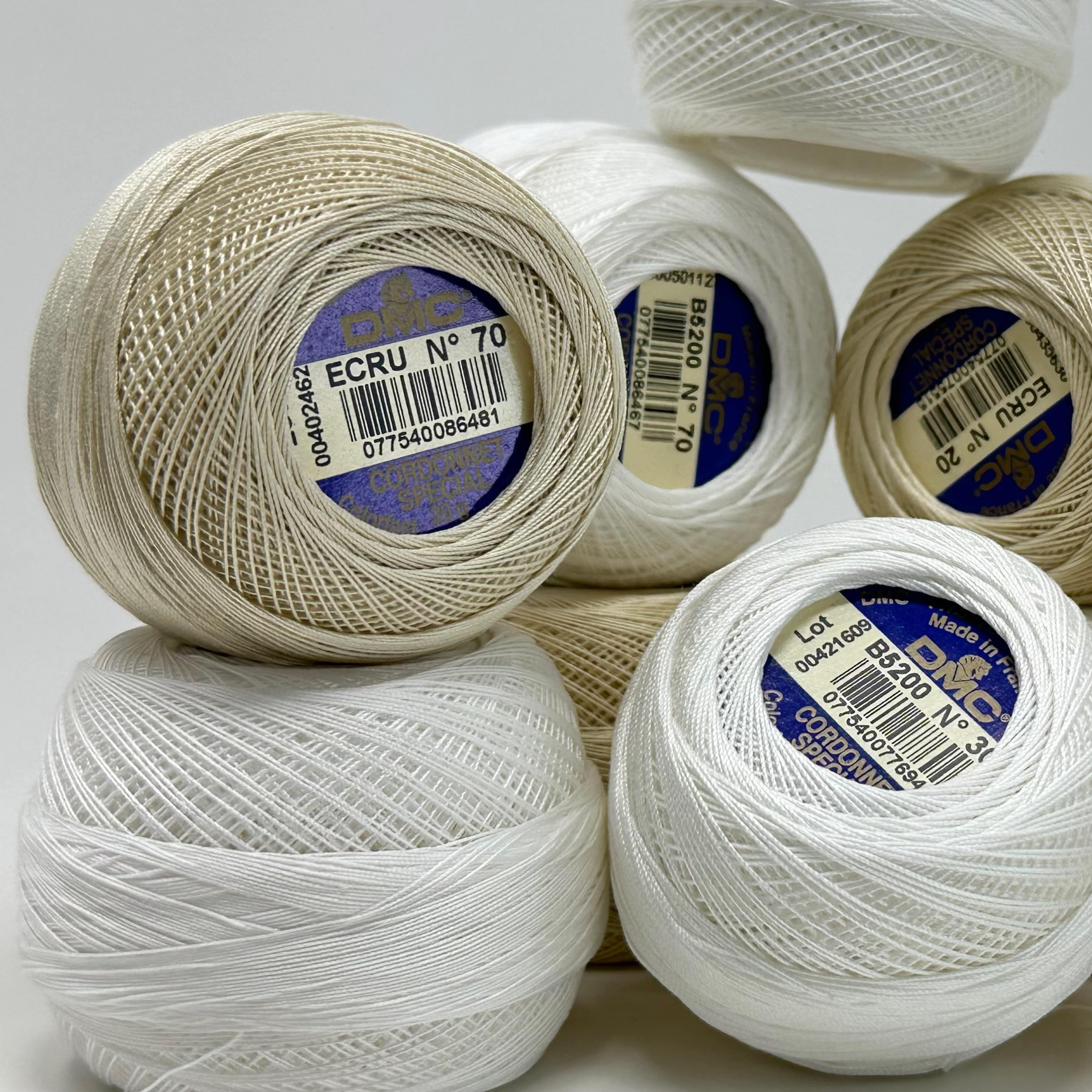 Matassa Di Cotone 100% Per Uncinetto - 100g, Colore Bianco, Adatta Per Lavori A Maglia E Amigurumi