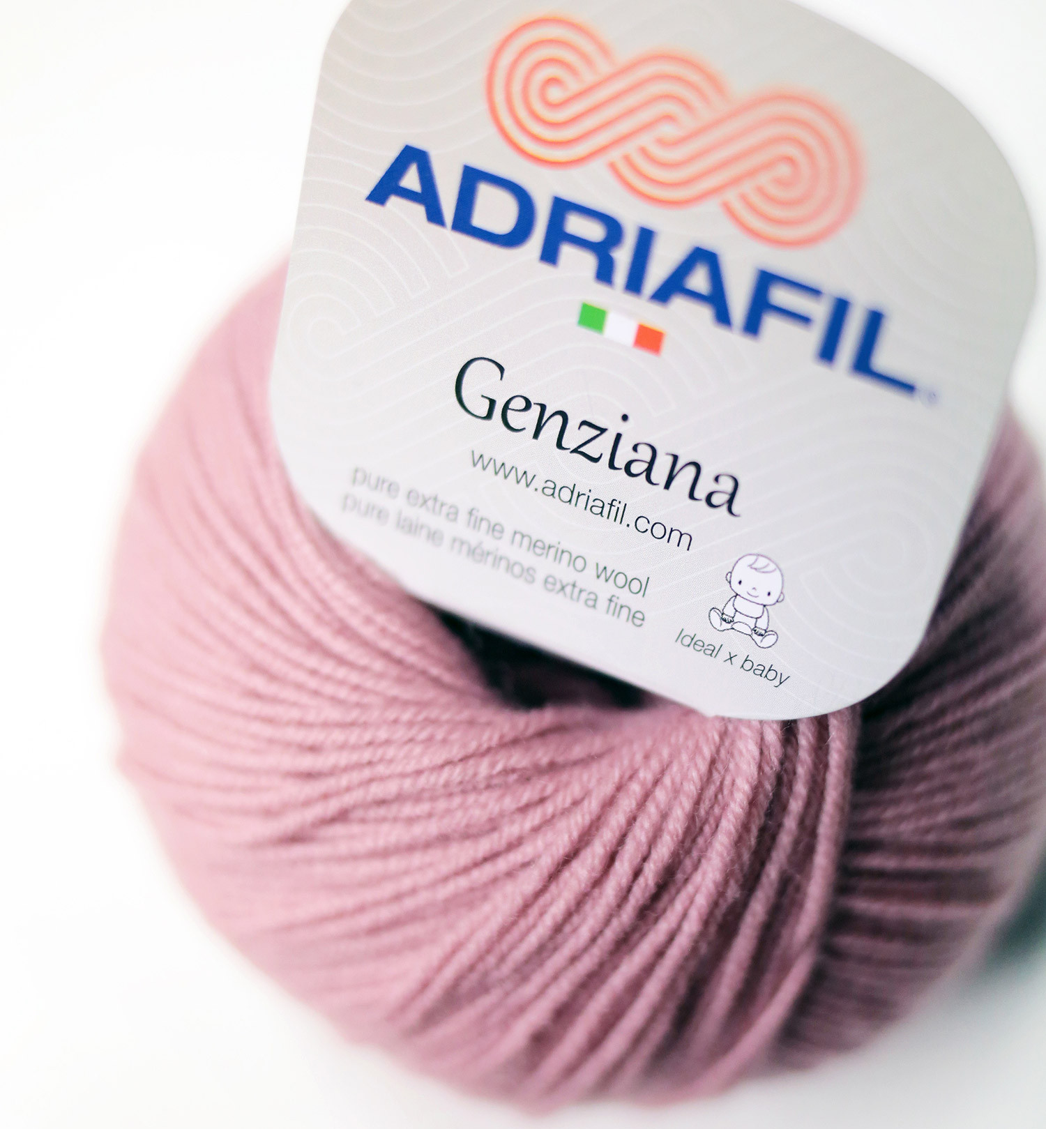 LANA MERINO EXTRA FINE GENZIANA ADRIAFIL